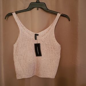 Moon & Madison Jr Knit Crop Tank Top - Blush